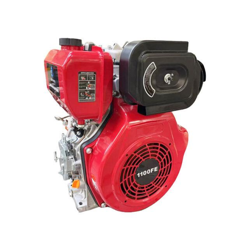 Дизельний двигун 1100FE TT AGRO MOTO з електростартером (під шліци діаметр 25 мм) (15 л.)